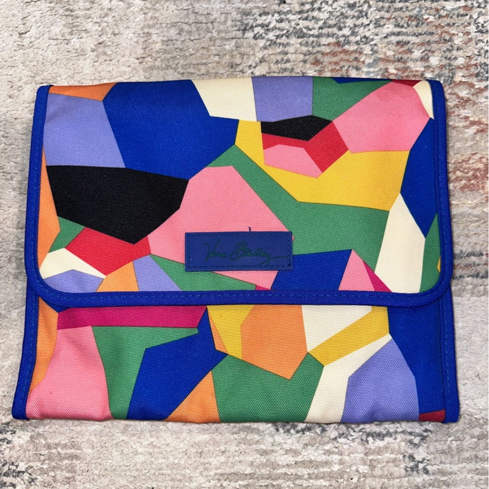 Vera Bradley Multicolor Geometric Cosmetic Bag